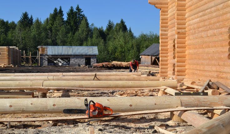 Установка закладного венца3 Установка закладного венца3