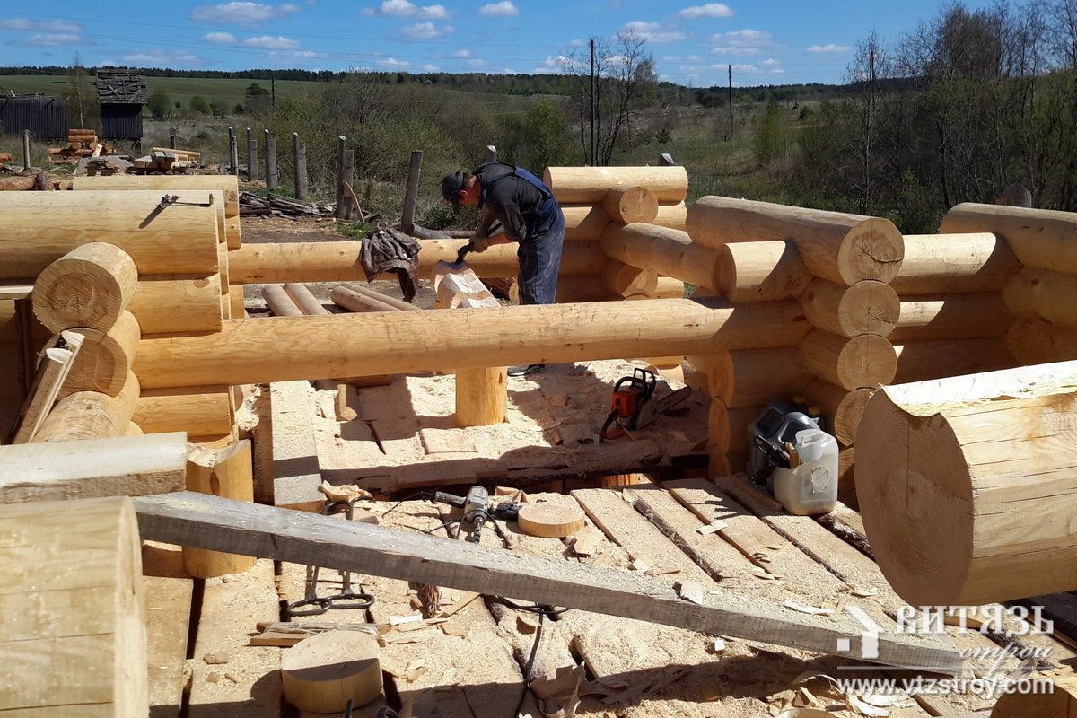 Ручная рубка срубов, технологии 7